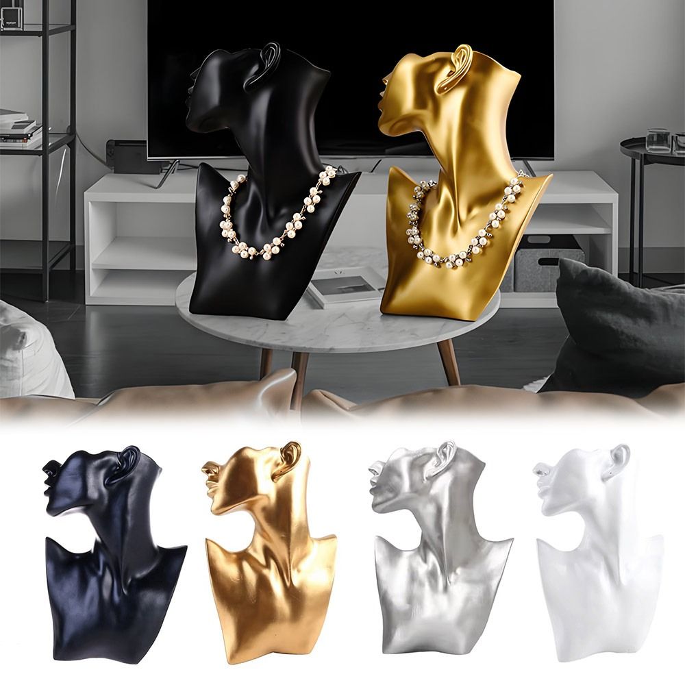 Body Jewelry Display Ideas - Resin Mannequin Jewelry Display Stand Side