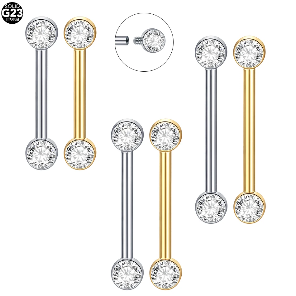 Body Jewelry Changing Kit - 1/5pcs Implant Grade Titanium Internally Threaded