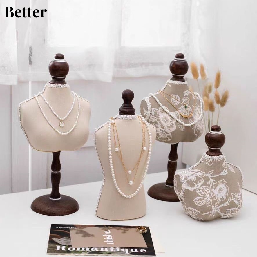 Body Jewelry Display Ideas - Necklace Chain Bust Jewelry Holder Elegant