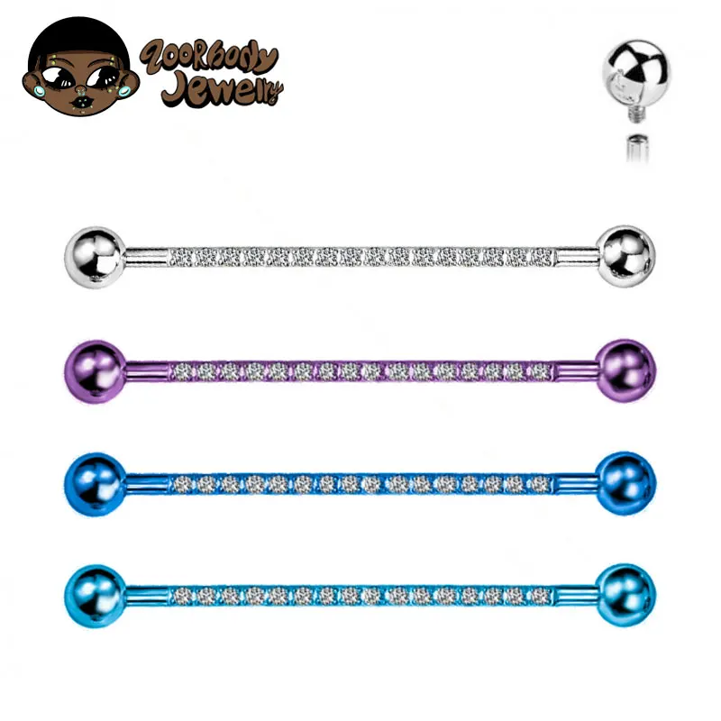 Body Jewelry Implants - F136 Implant Grade Titanium 14G Internal