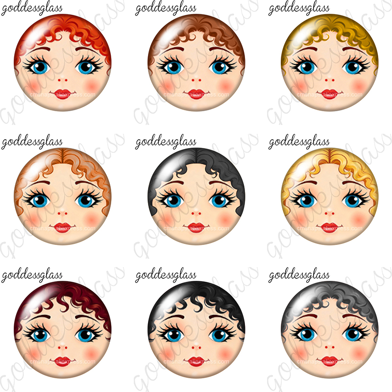 Body Jewelry Top - Curly hair bangs Matryoshka doll Girl