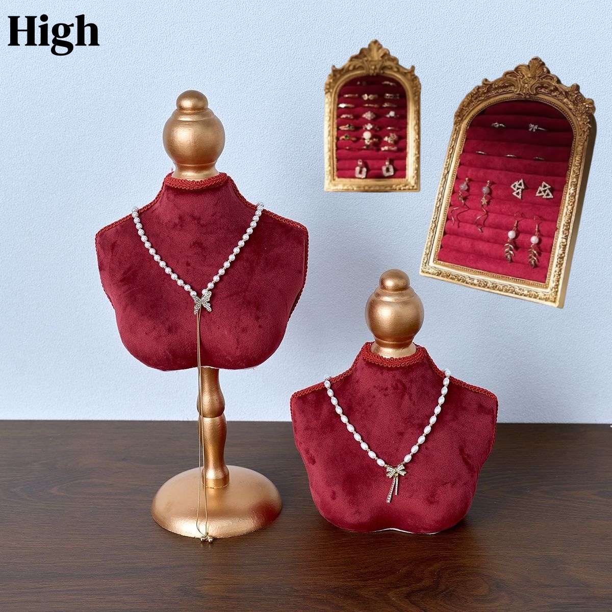 Body Jewelry Display Ideas - Necklace Display Bust Stand Grace Jewelry