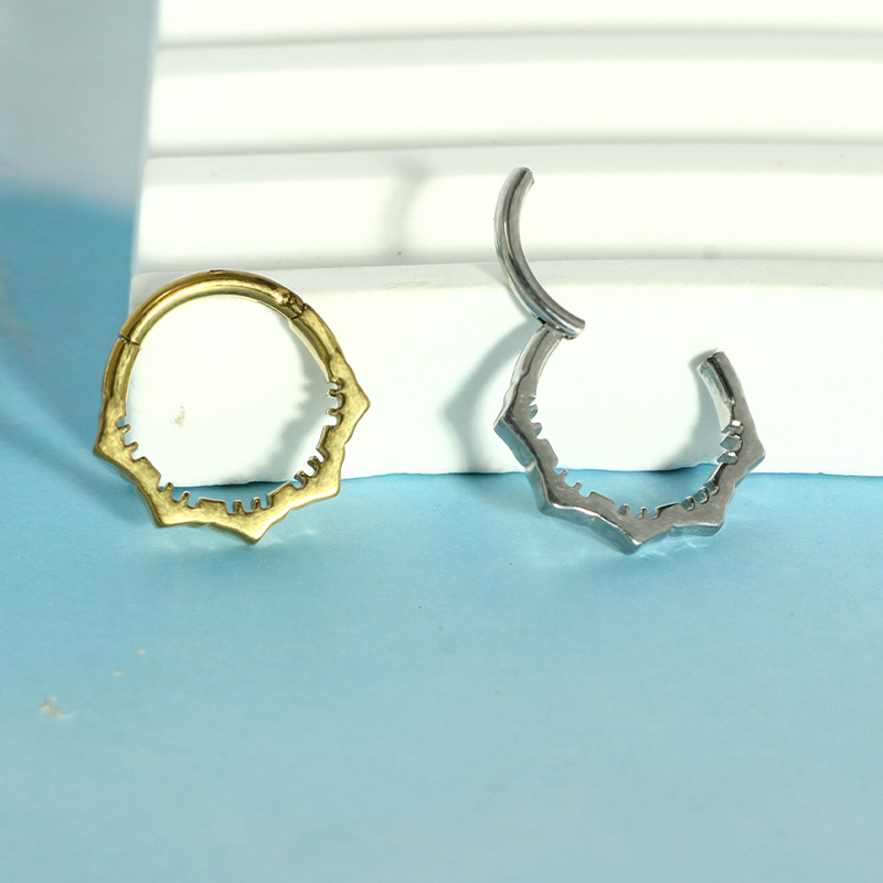 Nose Hoop Earrings Metal Nose  - огляд і ціна Body Jewelry Earrings