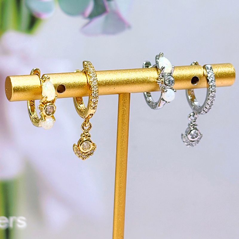 925 Sterling Silver Ear Needle - огляд і ціна Body Jewelry Earrings