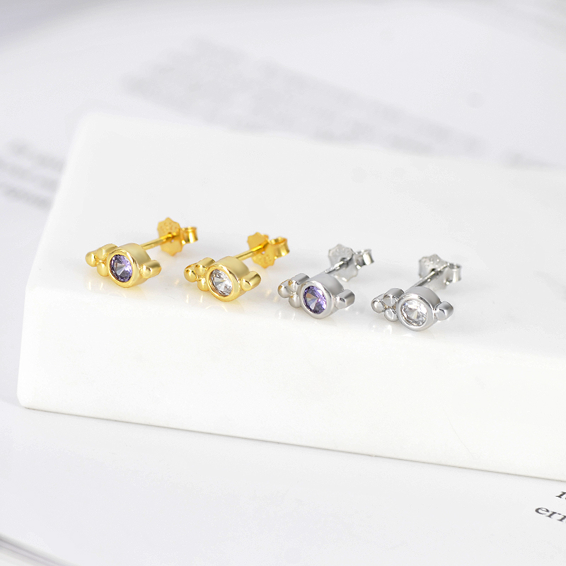 925 Sterling Silver Ear Needle - огляд і ціна Body Jewelry Earrings