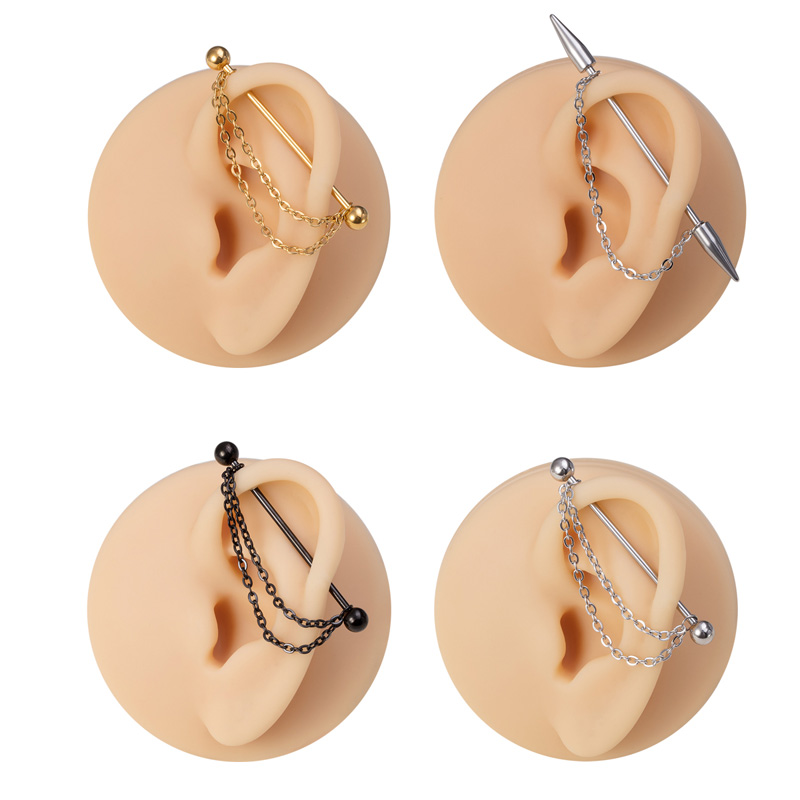 1pc Industrial Piercing Barbel - огляд і ціна Body Jewelry Implants