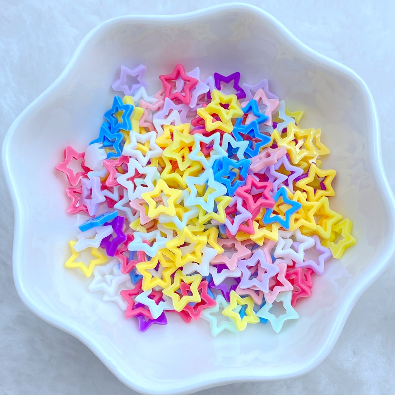 100Pcs New Cute Mini 8mm Macar - огляд і ціна Star Flat Back