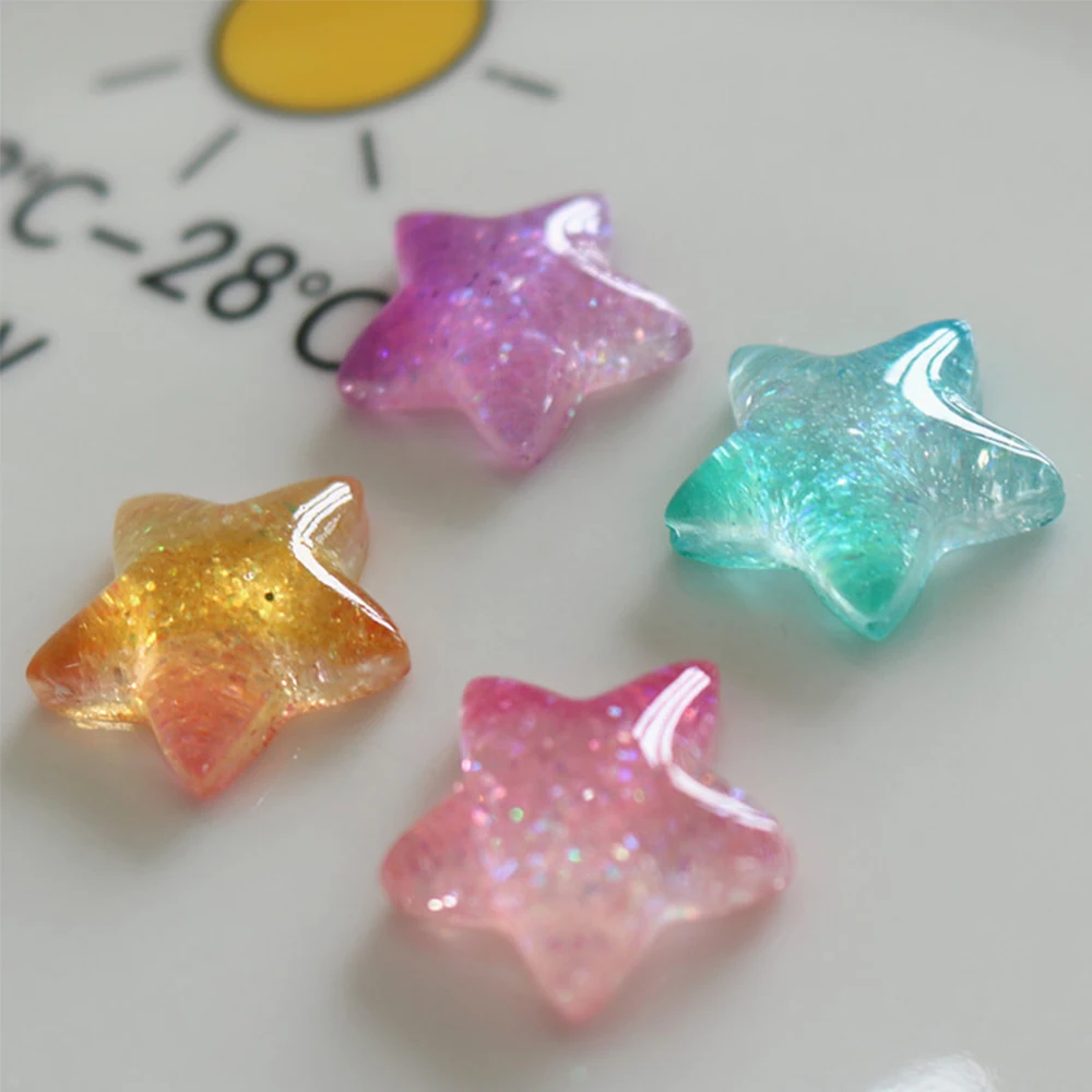 10PCS Gradient Star Series Res - огляд і ціна Star Flat Back
