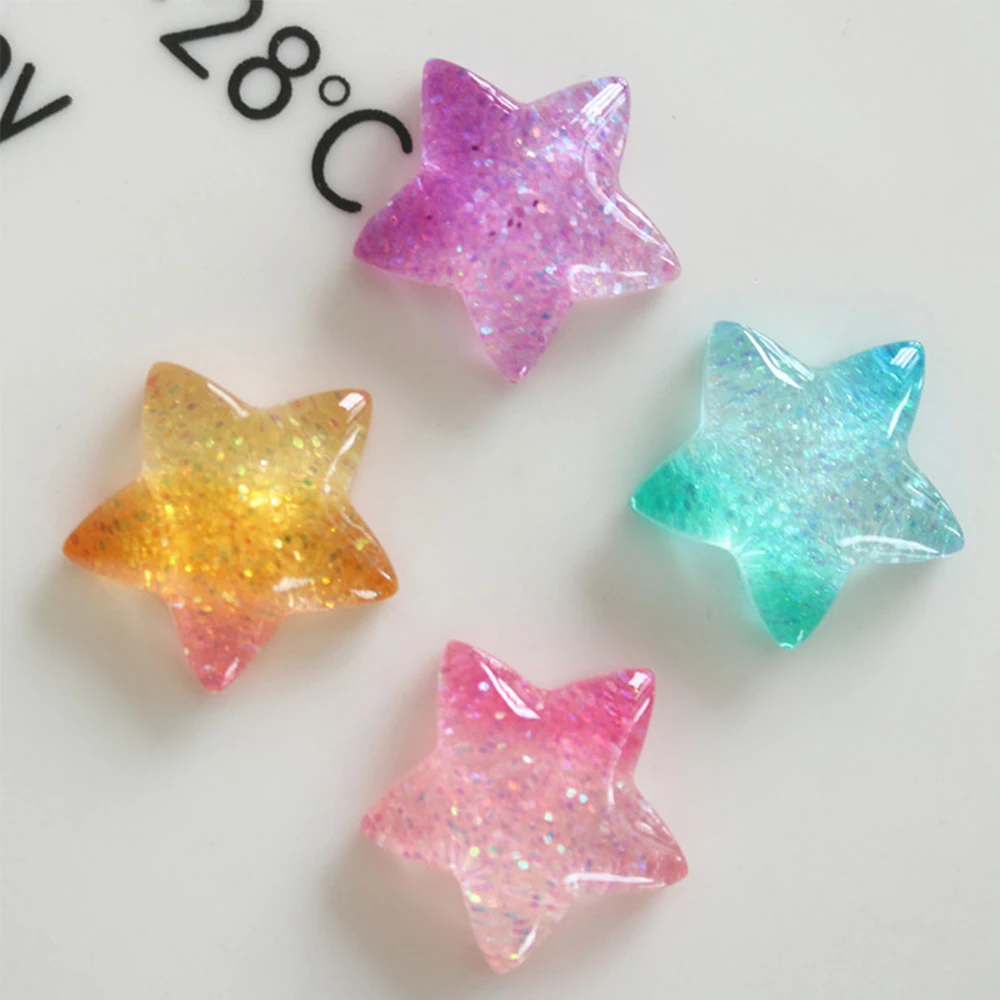 10PCS Gradient Star Series Res - огляд і ціна Star Flat Back