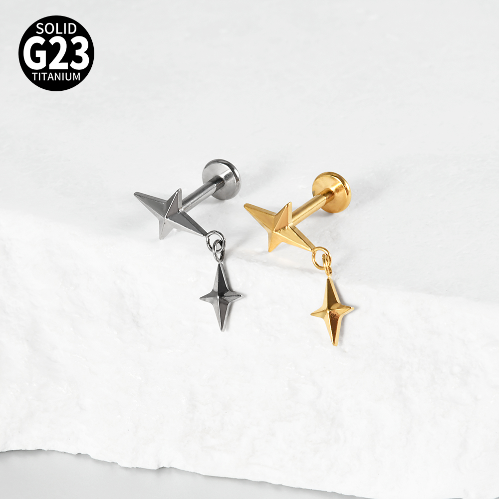 1PC F-136 Implant Titanium Cro - огляд і ціна Body Jewelry Implants