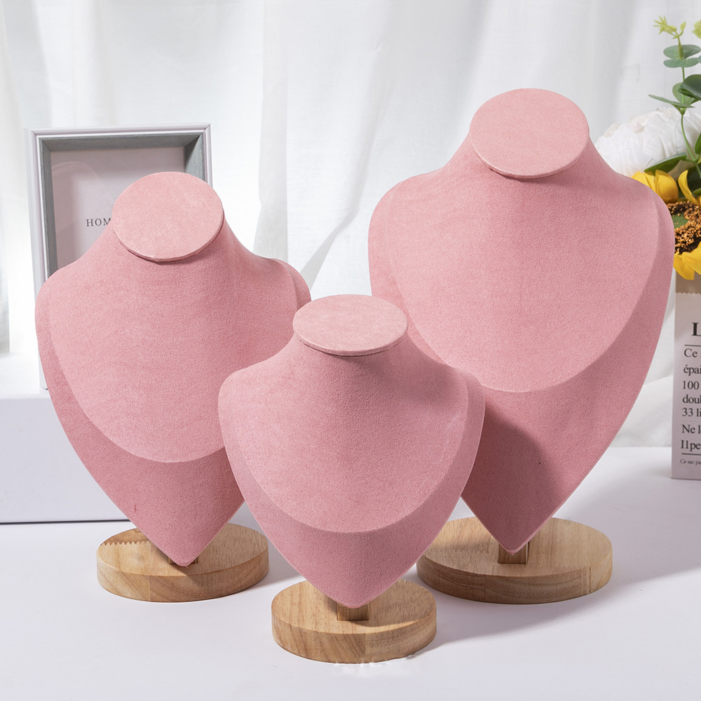 1pc Wooden Mannequin Bust Neck - огляд і ціна Body Jewelry Display Ideas