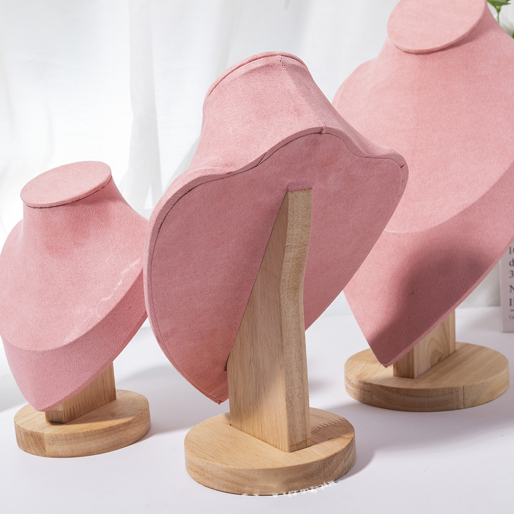 1pc Wooden Mannequin Bust Neck - огляд і ціна Body Jewelry Display Ideas