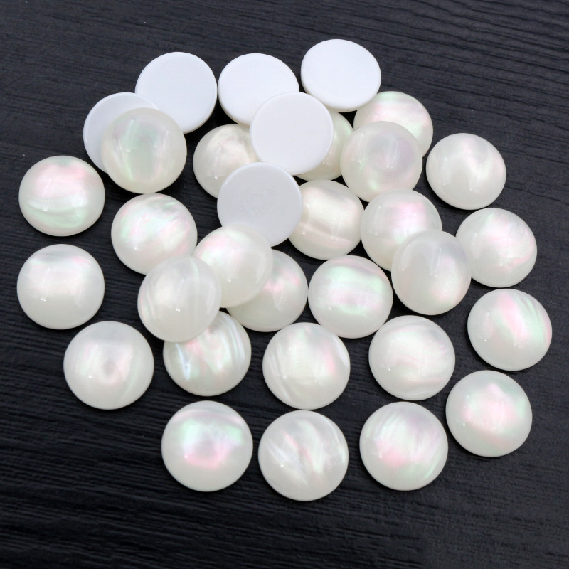 40pcs 8mm 10mm 12mm Round Resi - огляд і ціна Body Jewelry Top