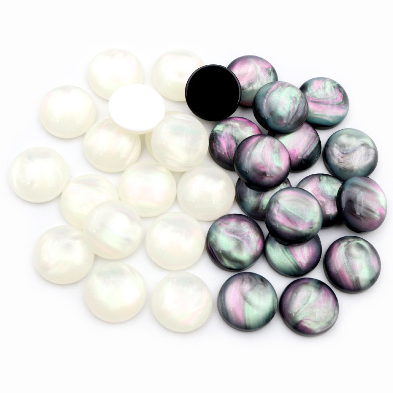 40pcs 8mm 10mm 12mm Round Resi - огляд і ціна Body Jewelry Top
