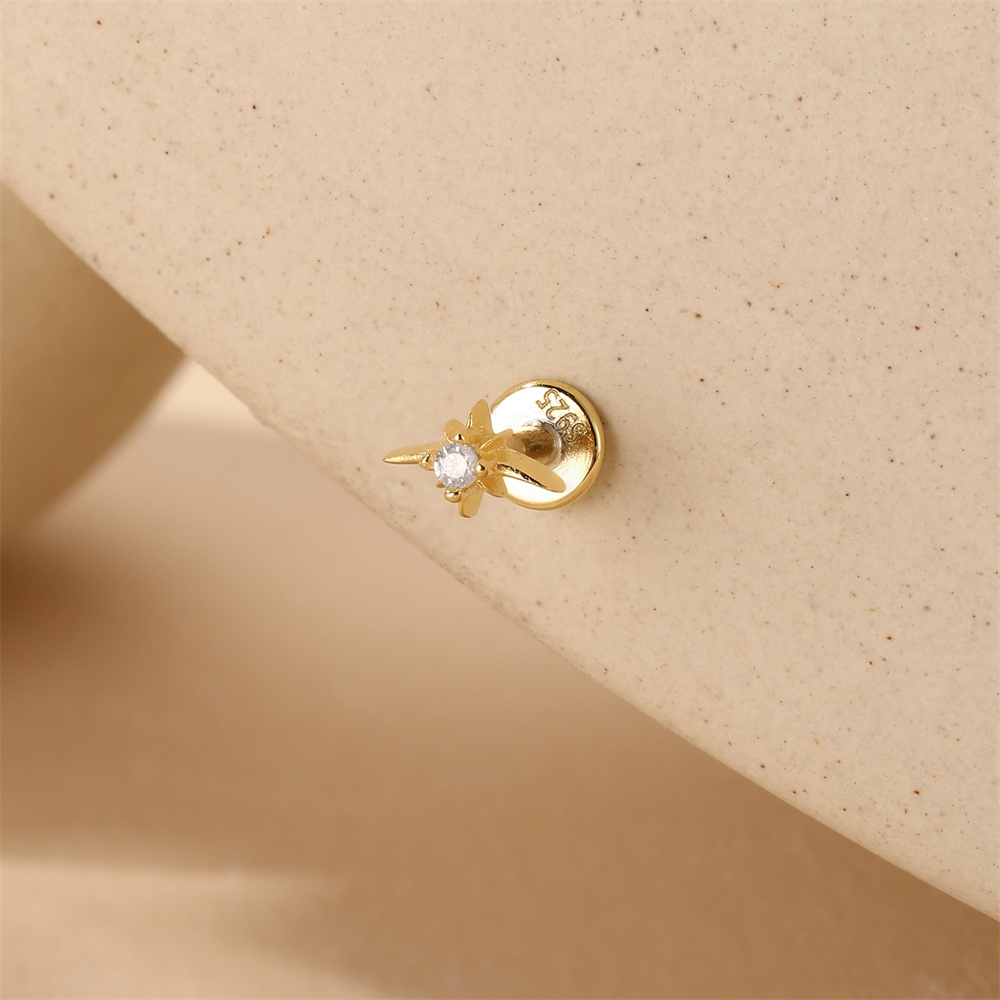 Aide  925 Sterling Silver Ear  - огляд і ціна Body Jewelry Earrings