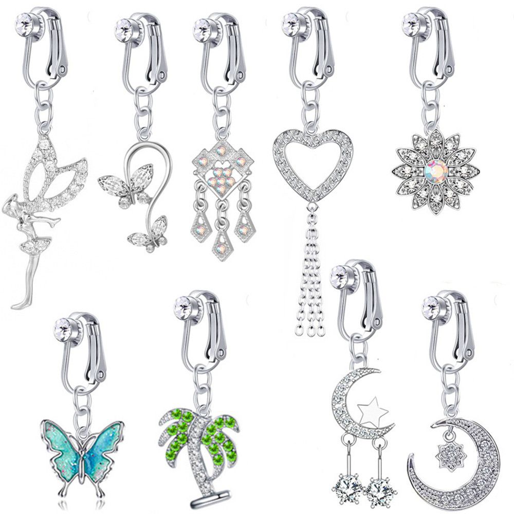 Faux Fake Belly Butterfly Fake - огляд і ціна Body Jewelry Earrings
