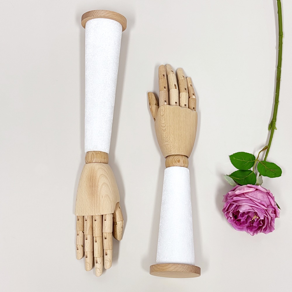 Wooden Velvet Hand Mannequin w - огляд і ціна Body Jewelry Shop