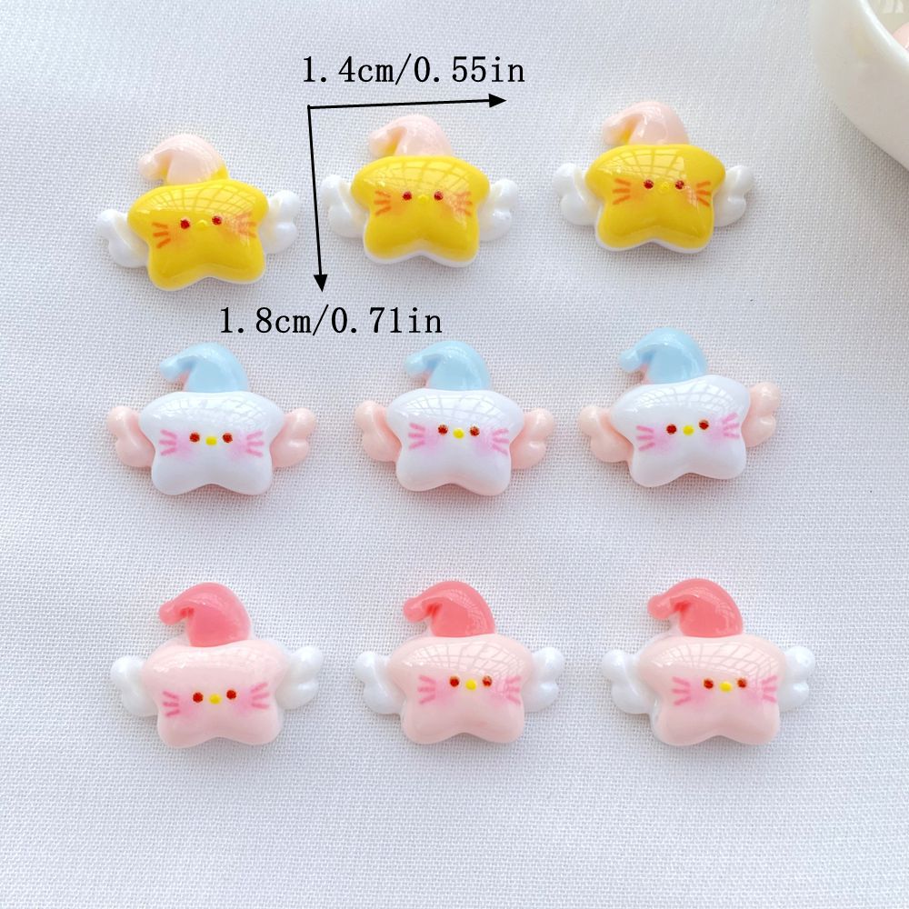 20Pcs New Cute Mini Resin  Ang - огляд і ціна Star Flat Back