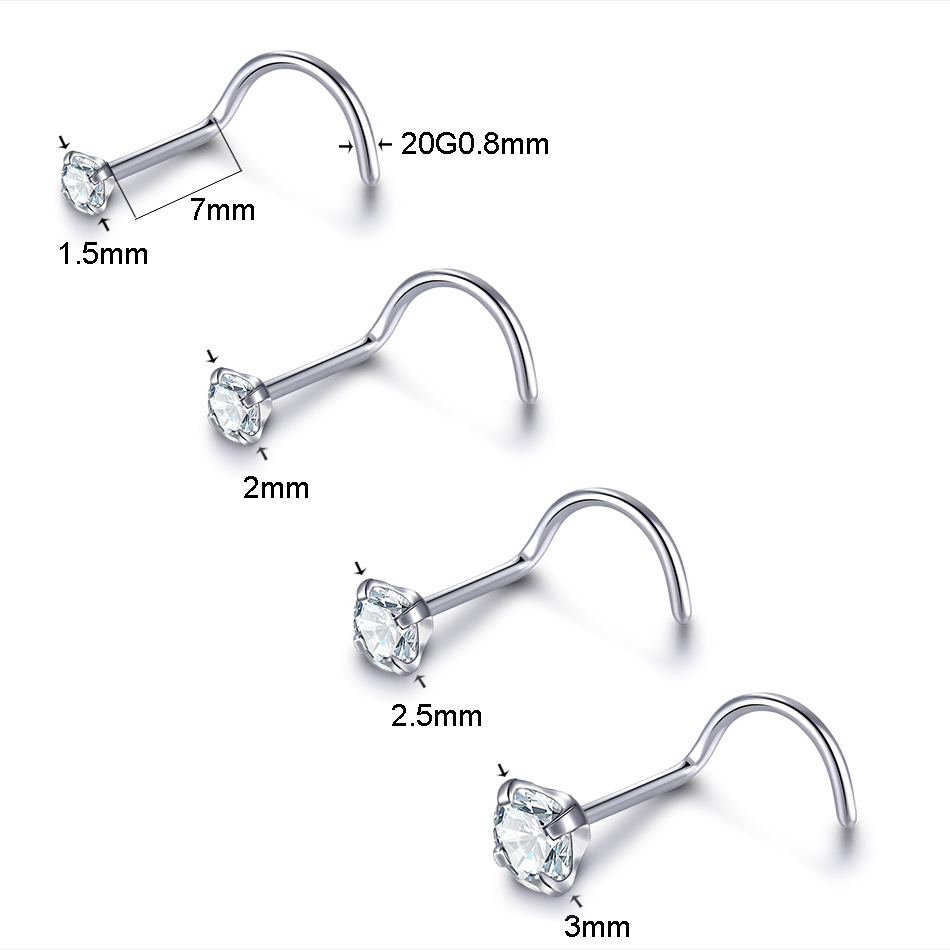 Implant Titanium Nose Stud Rin - огляд і ціна Body Jewelry Implants