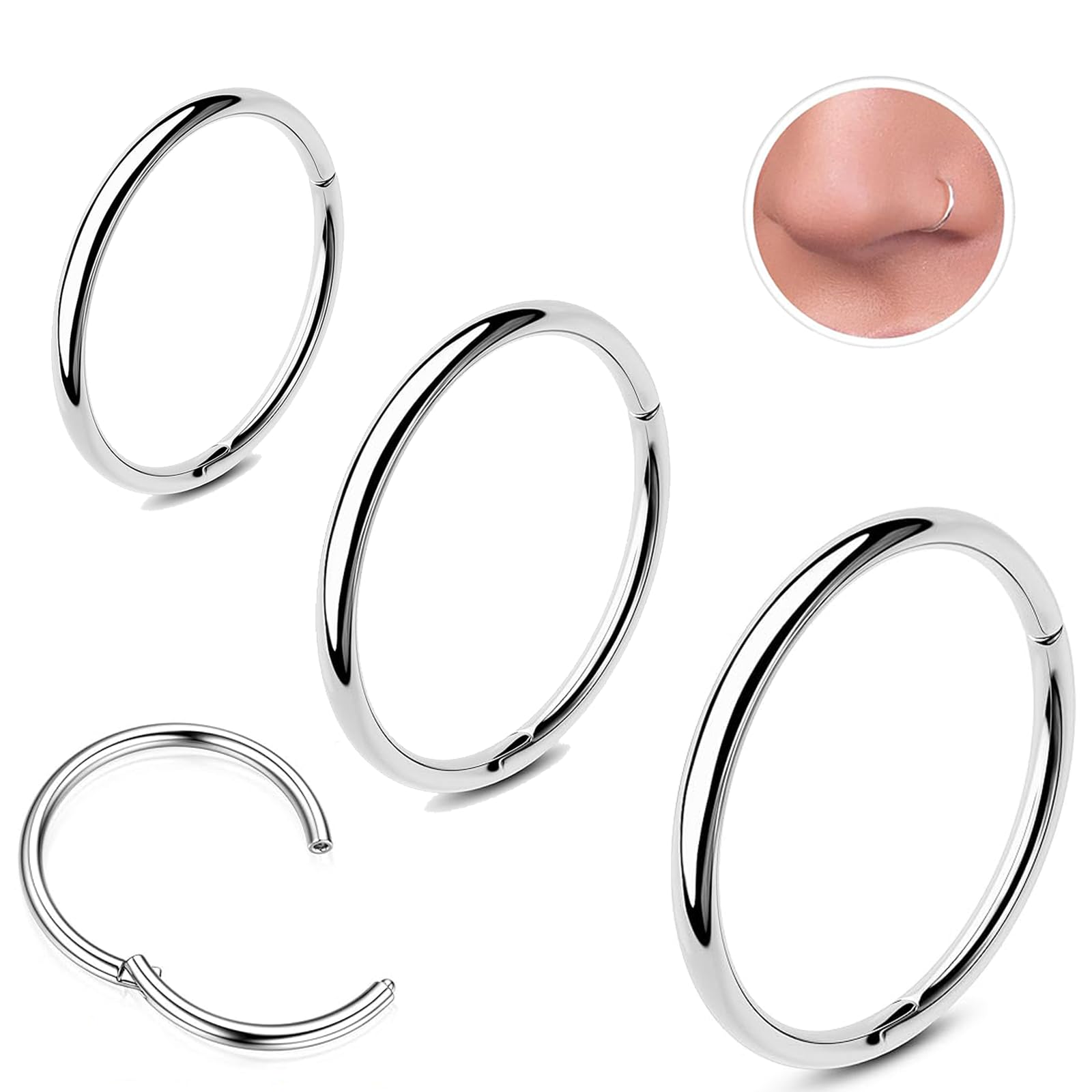 316L Stainless Steel Seamless  - огляд і ціна Body Jewelry Men