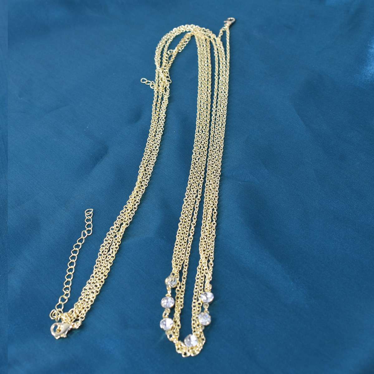 Round Crystal Chest Chain Low  - огляд і ціна Body Jewelry Chest