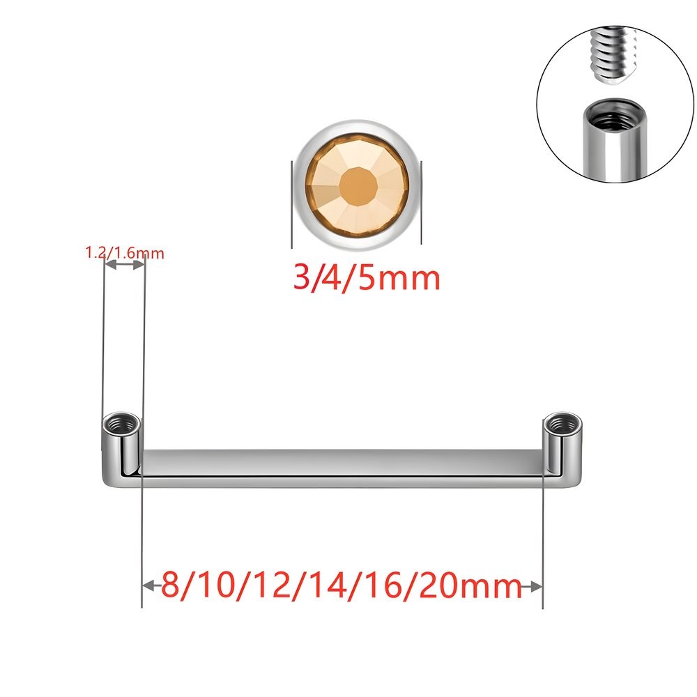 ASTM F136 Titanium Dermal Anch - огляд і ціна Body Jewelry Implants