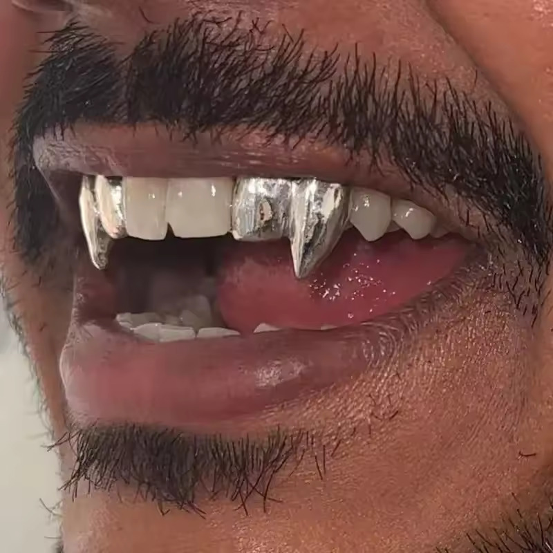 TOPGRILLZ Vampire DIY Double F - огляд і ціна Body Jewelry Men