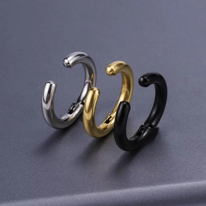 2/6Pcs Fake Huggie Hoop Earrin - огляд і ціна Body Jewelry Earrings