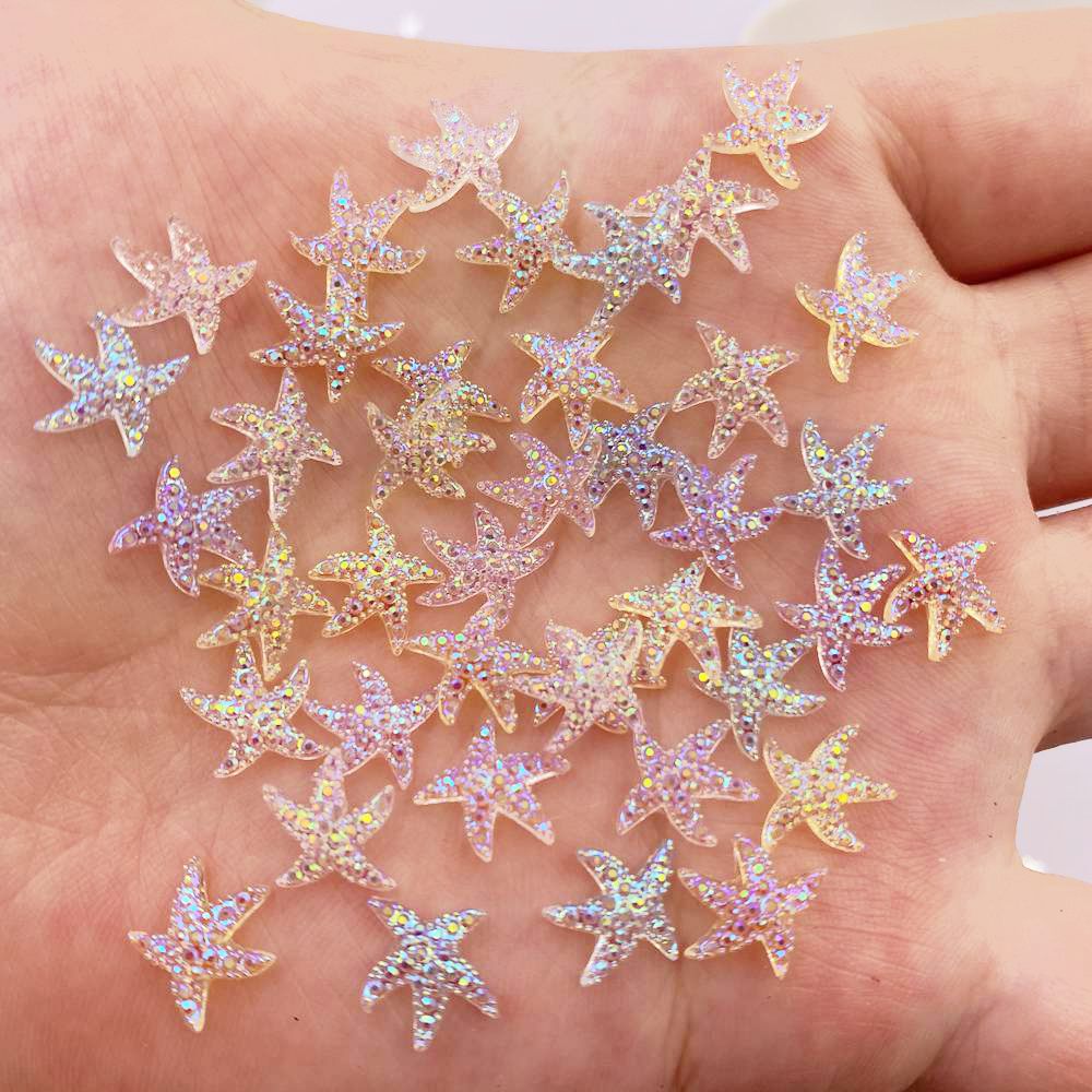 10mm Mini Shiny Star Nail Art  - огляд і ціна Star Flat Back
