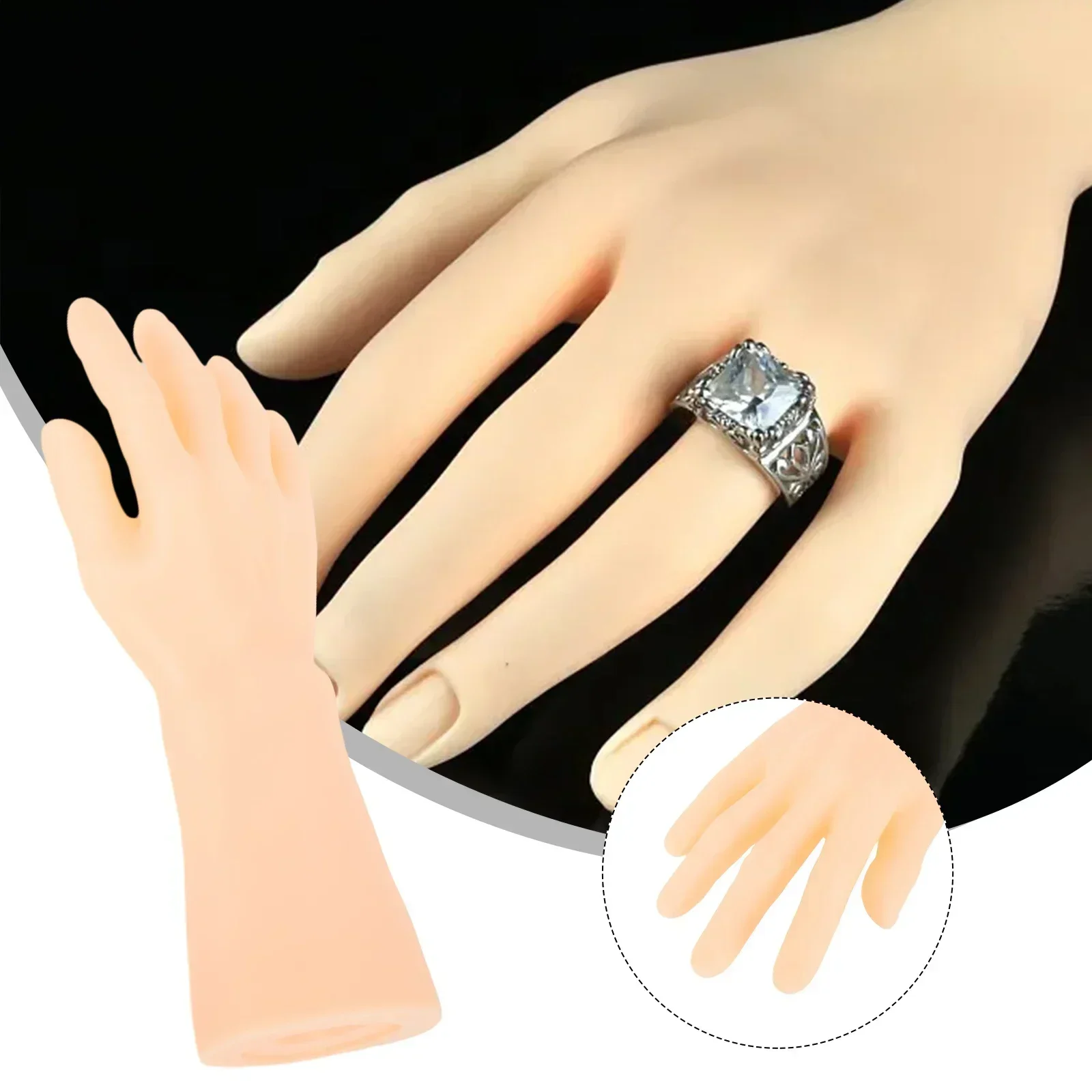 Male Right Hand Silicone Displ - огляд і ціна Body Jewelry Shop