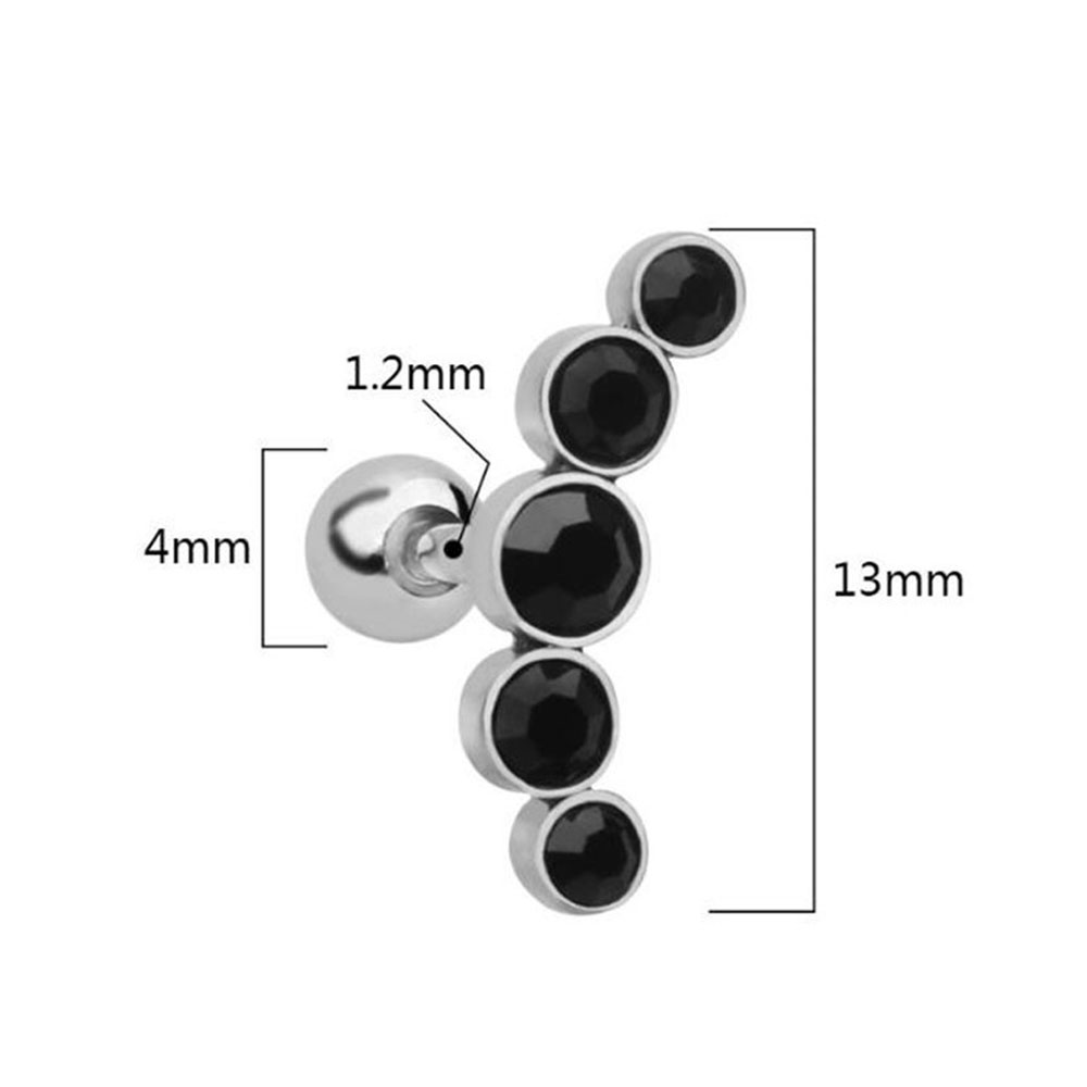 1Pcs Fashion 16G Stainless Ste - огляд і ціна Body Jewelry Earrings