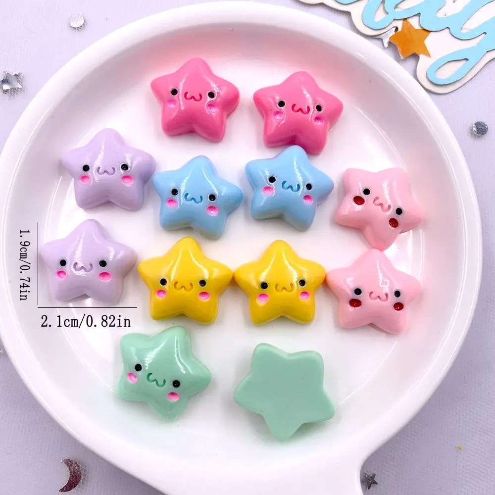 TX105 20PCS Mix Resin Kawaii M - огляд і ціна Star Flat Back