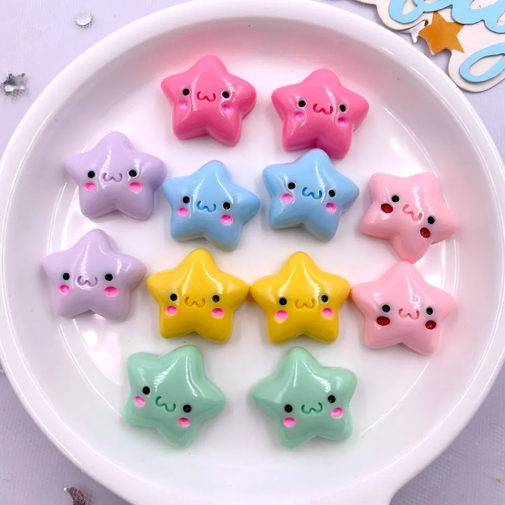 TX105 20PCS Mix Resin Kawaii M - огляд і ціна Star Flat Back