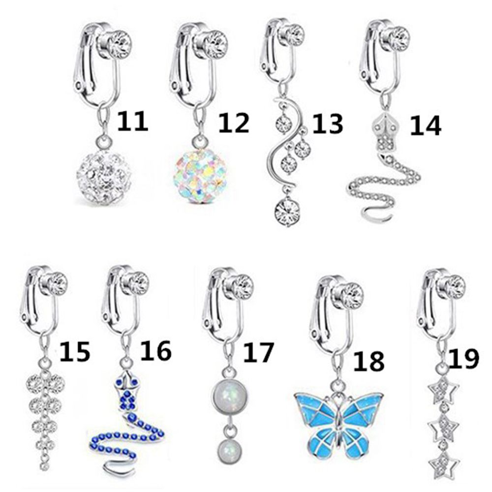 Accessories Women Clip On Earr - огляд і ціна Body Jewelry Earrings