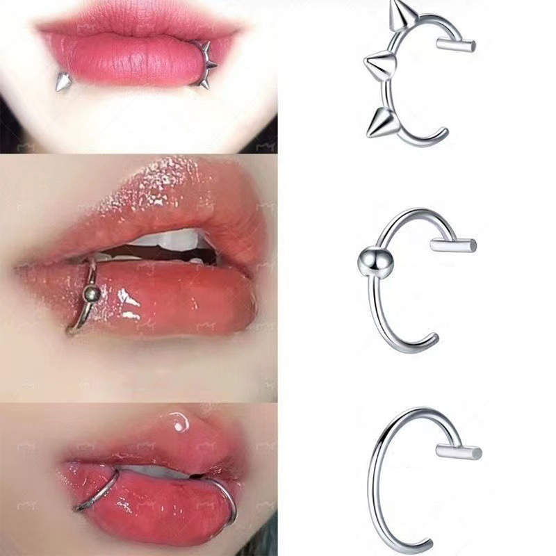 1Pc Stainless Steel Fake Nose  - огляд і ціна Body Jewelry Earrings