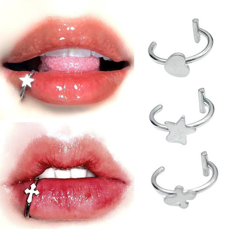 1Pc Stainless Steel Fake Nose  - огляд і ціна Body Jewelry Earrings