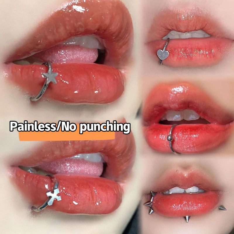 1Pc Stainless Steel Fake Nose  - огляд і ціна Body Jewelry Earrings