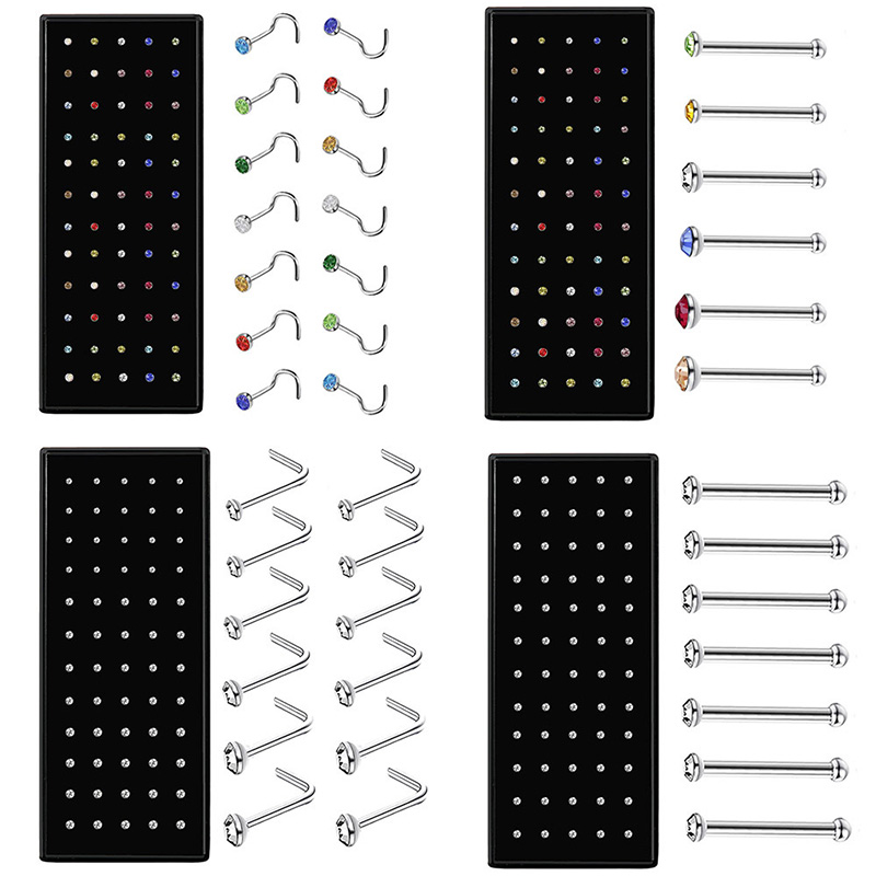 L Shape Stainless Steel Crysta - огляд і ціна Body Jewelry Changing Kit
