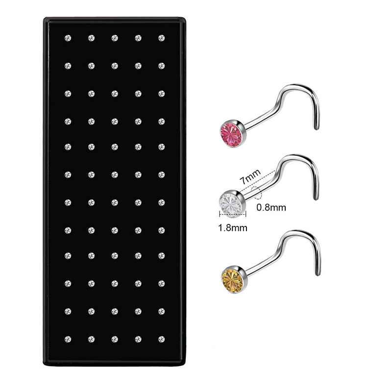 L Shape Stainless Steel Crysta - огляд і ціна Body Jewelry Changing Kit