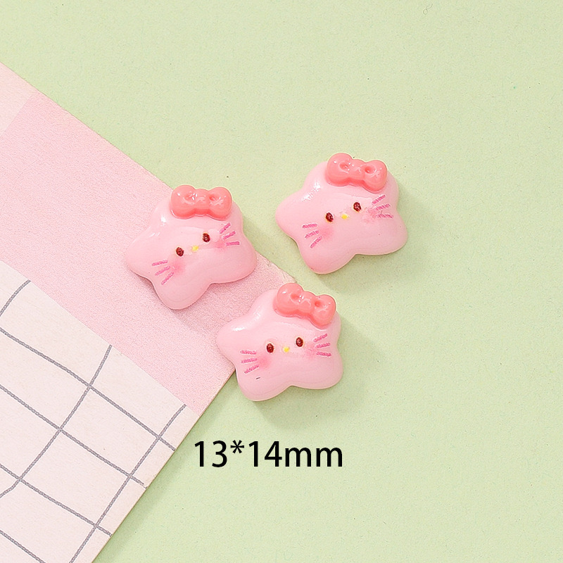 20Pcs New Cute Resin Mini cart - огляд і ціна Star Flat Back