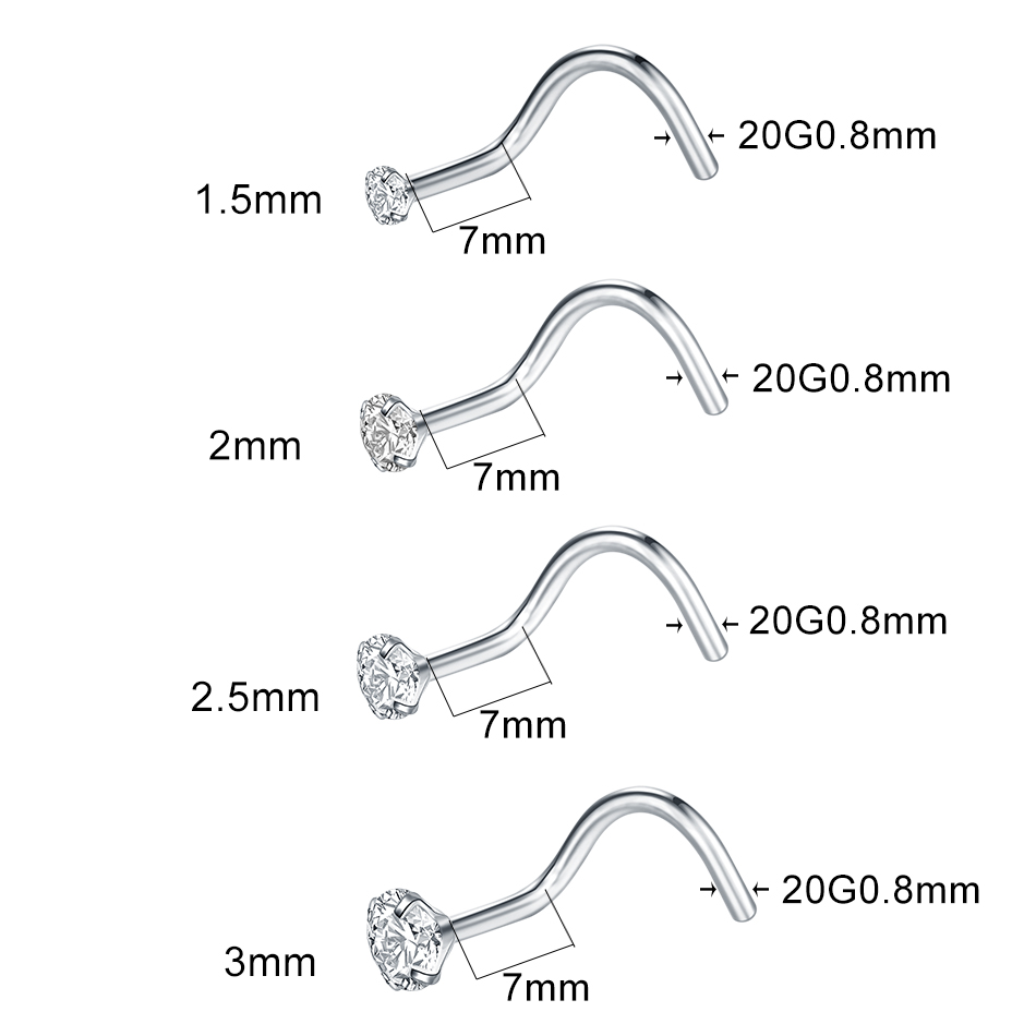 1/5pcs Implant Grade Titanium  - огляд і ціна Body Jewelry Implants