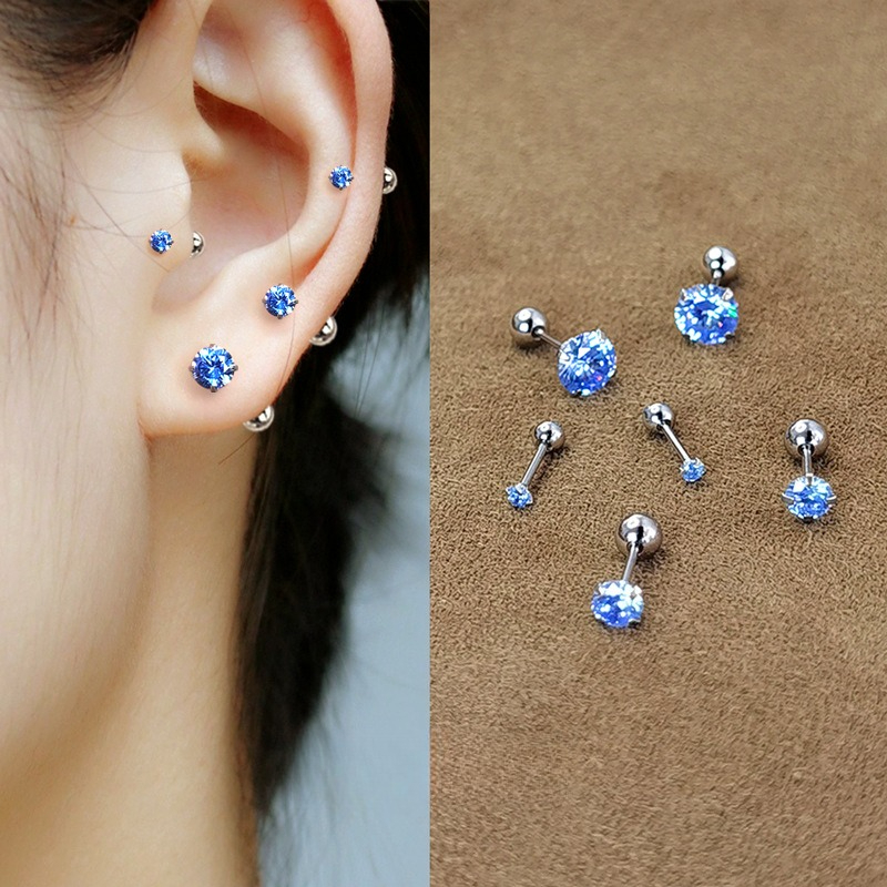 925 Sterling Silver Luxury Rou - огляд і ціна Body Jewelry Earrings