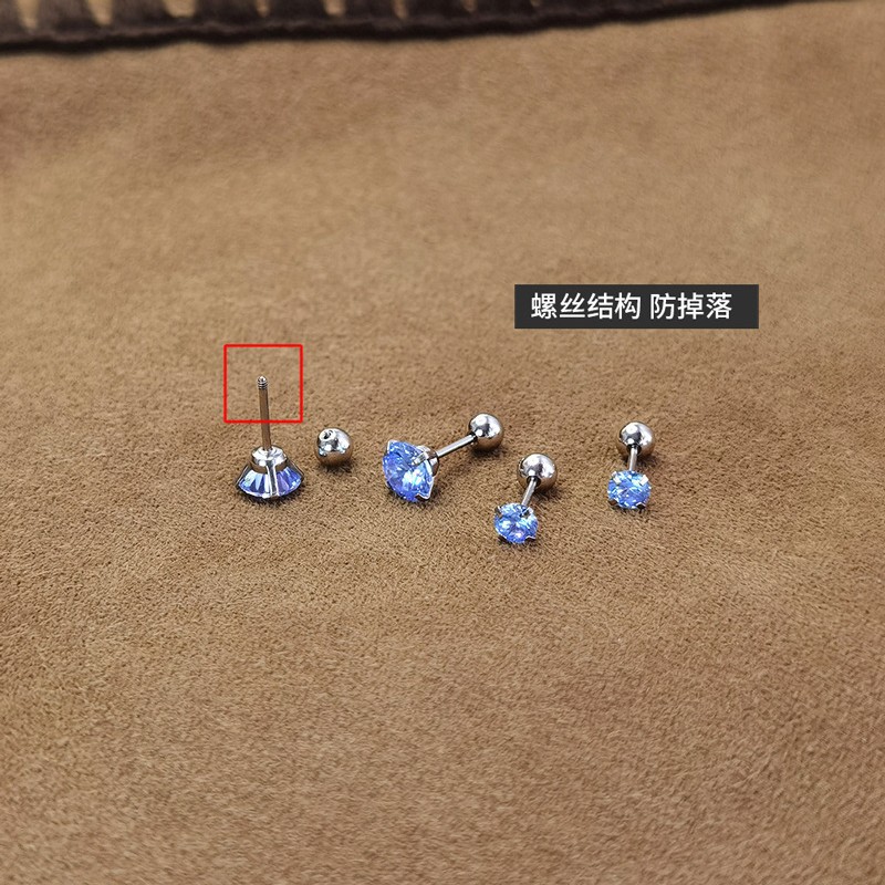 925 Sterling Silver Luxury Rou - огляд і ціна Body Jewelry Earrings