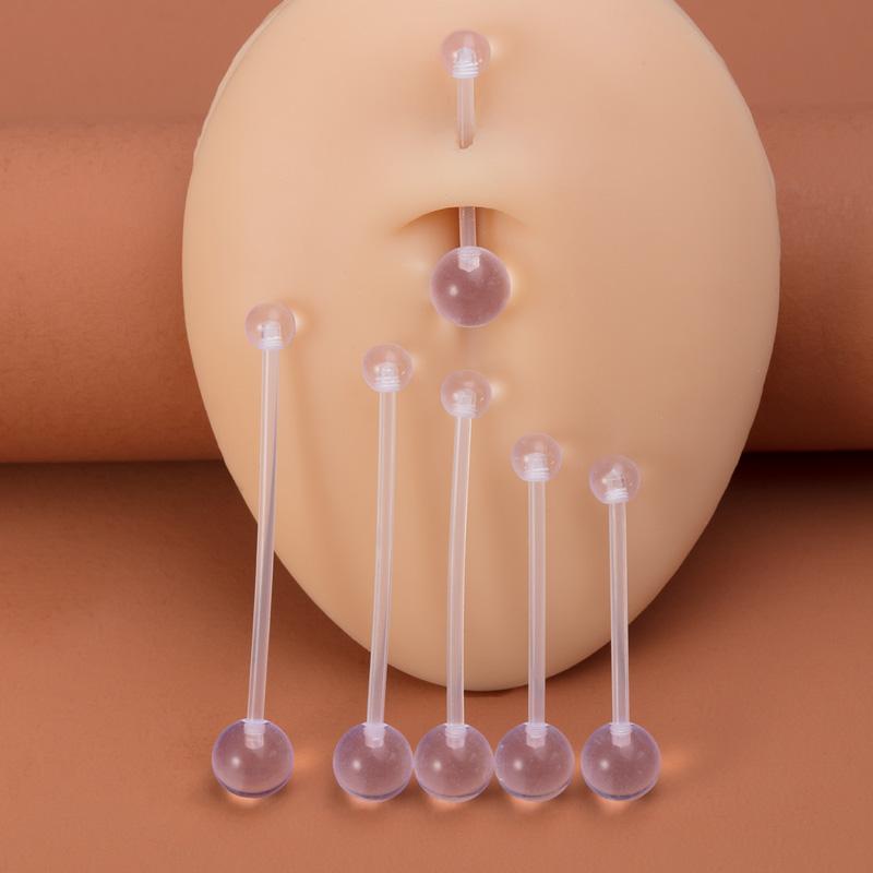 6pcs Flexible Navel Piercing A - огляд і ціна Body Jewelry Implants