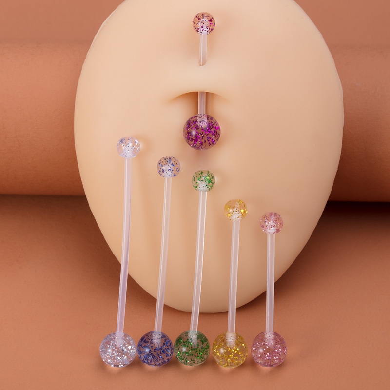 6pcs Flexible Navel Piercing A - огляд і ціна Body Jewelry Implants
