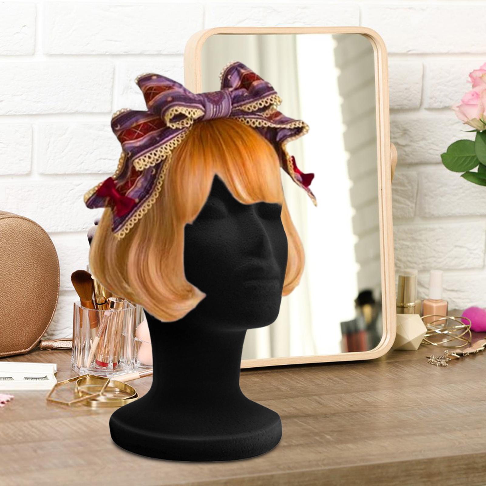 Mannequin Head Foam Black Velv - огляд і ціна Body Jewelry Display Ideas