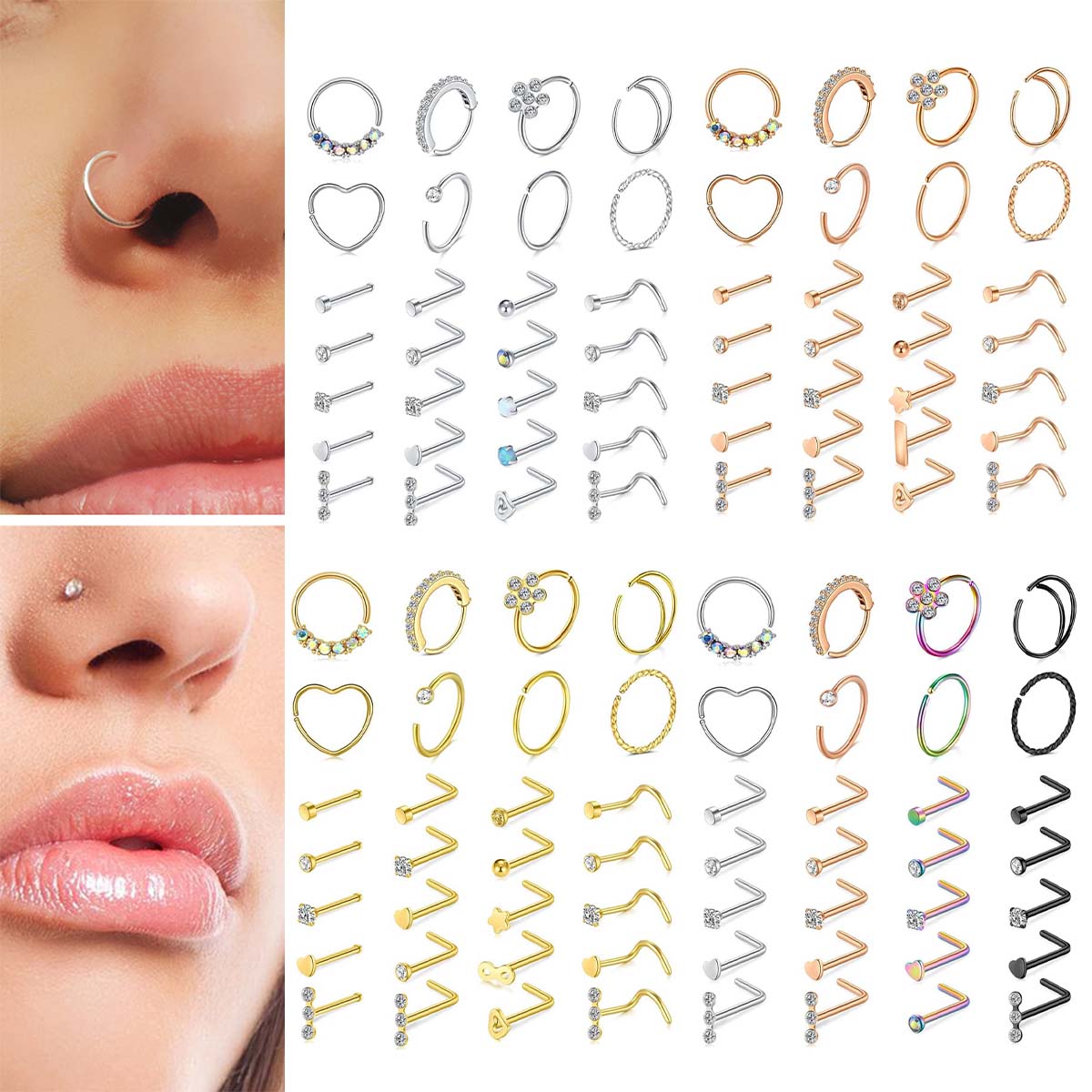 28Pcs/Set 20g Stainless Steel  - огляд і ціна Body Jewelry Changing Kit