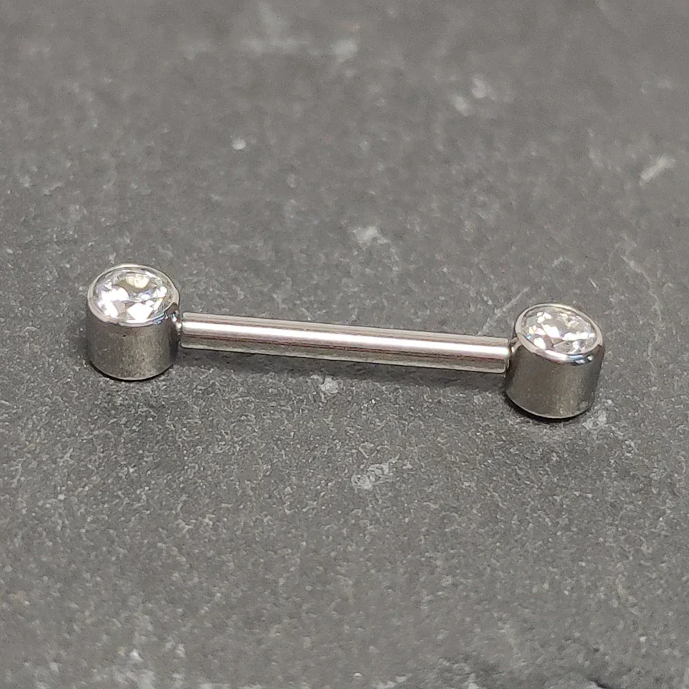 F136 Titanium 14G Zircon Nippl - огляд і ціна Body Jewelry Changing Kit