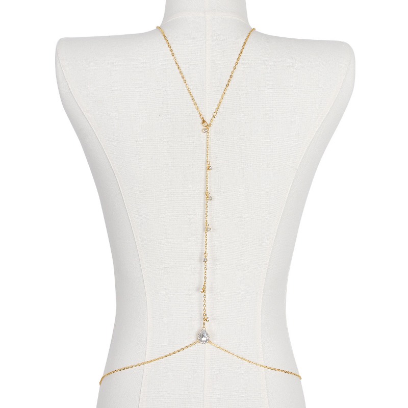 Bride Backless Rhinestone Wate - огляд і ціна Body Jewelry Chest