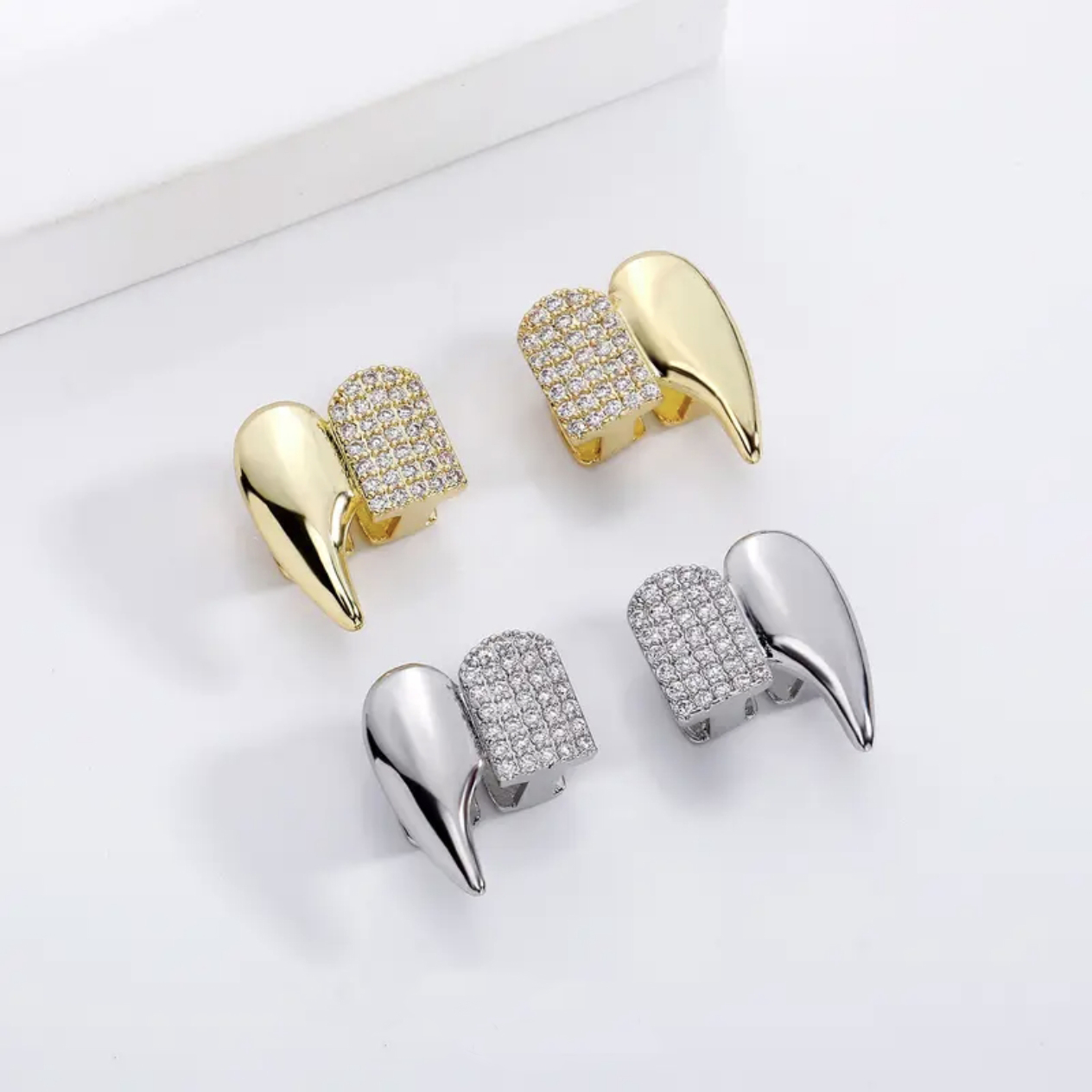 Sharp-Tooth Electroplated Zirc - огляд і ціна Body Jewelry Men
